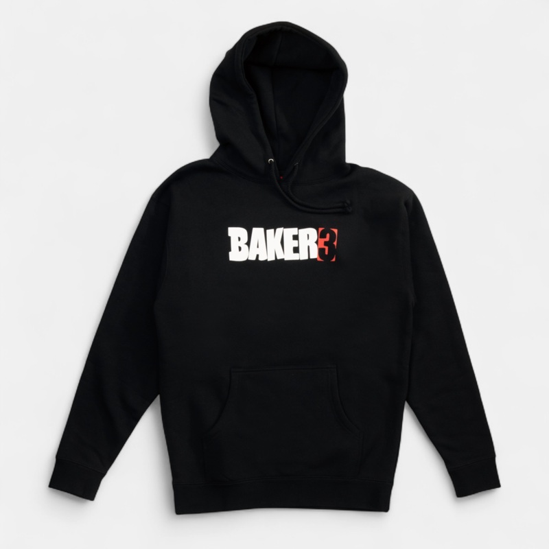 Baker 3 Black Hoodie Small
