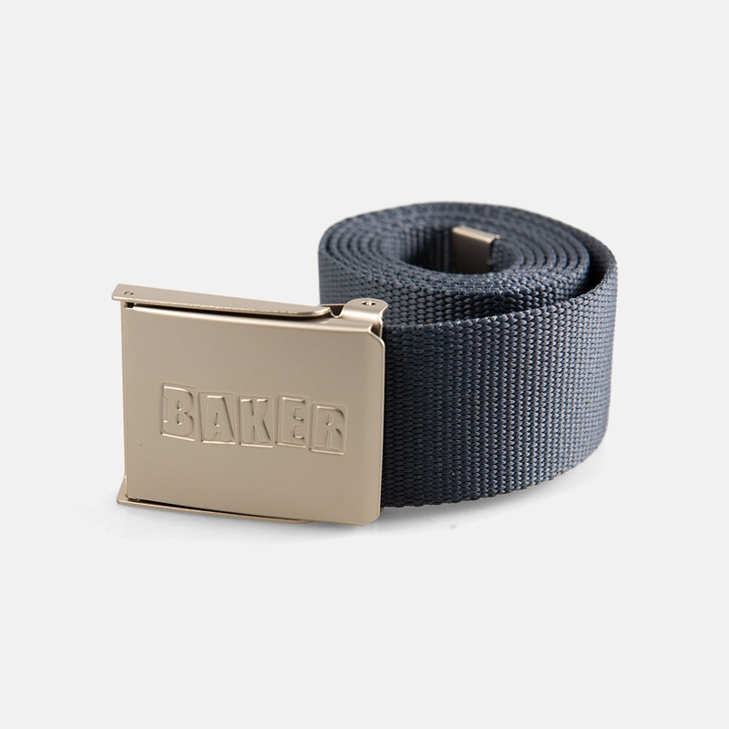 Brand Logo Web Belt Black