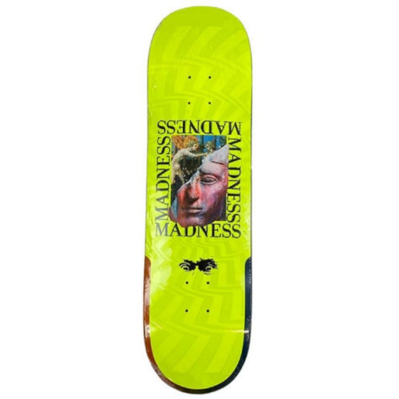 Madness Labotomy R7 Neon Yellow Skateboard Deck 8.5″ 8.5″