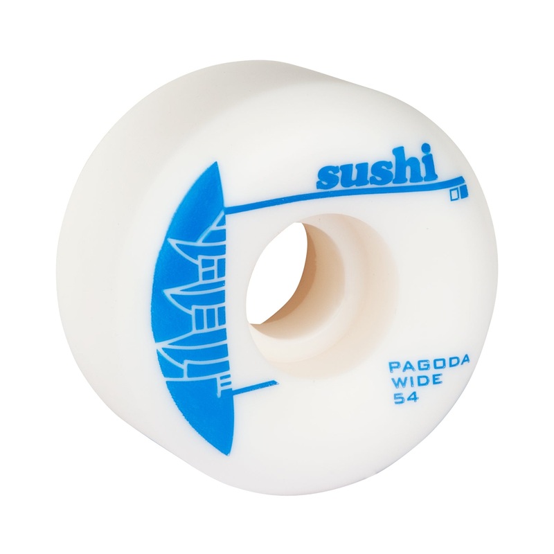 Sushi Wheels Pagoda Wide  54 White 54