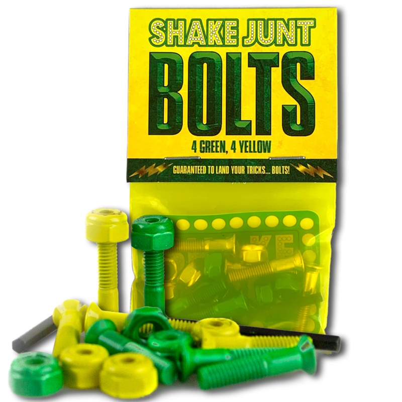 BAG O’ BOLTS 4 GREEN, 4 YELLOW Phillips 1″