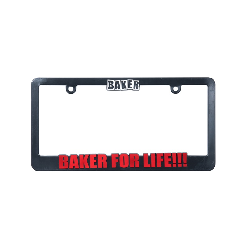 Baker For Life License Plate Cover