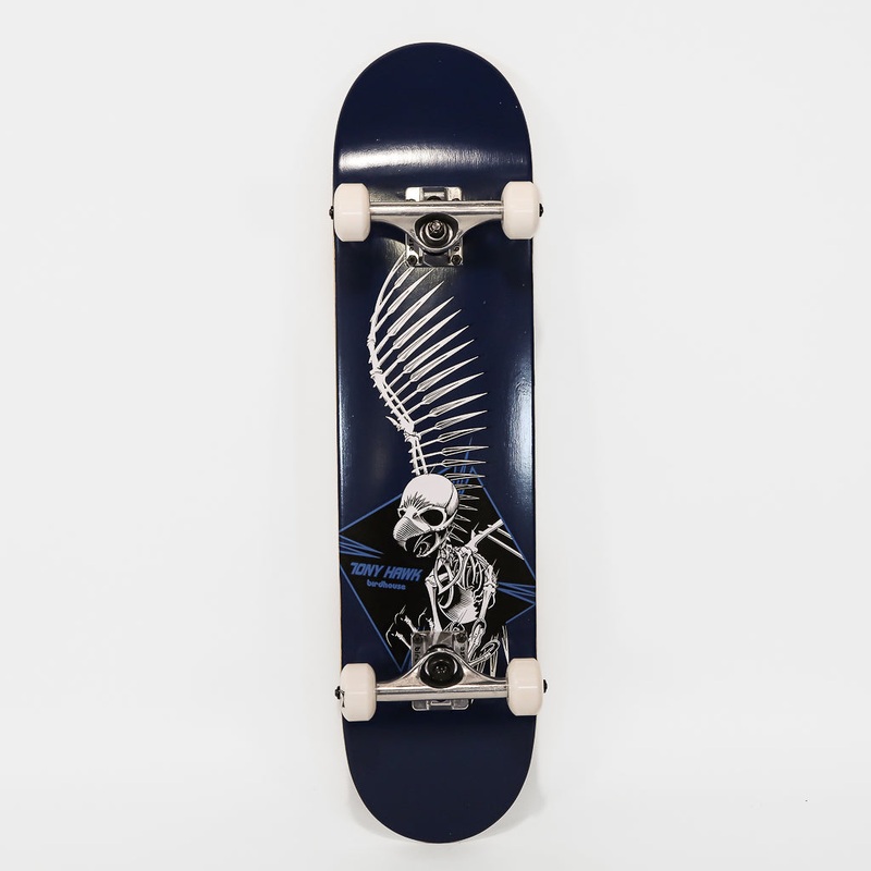 Birdhouse Skateboards – 7.5″ Full Skull 2 Complete Skateboard – Blue