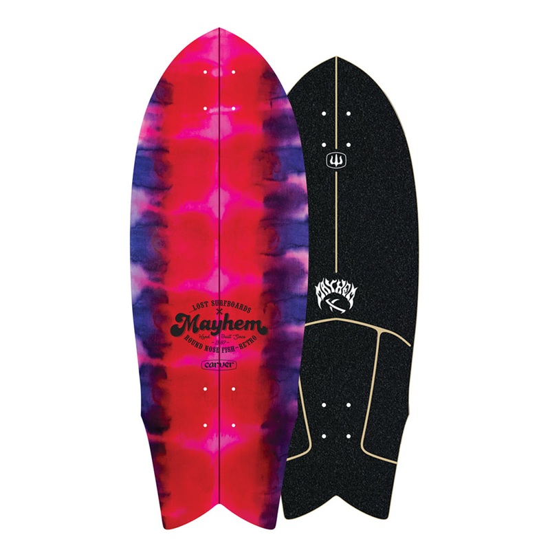 29.5″ …Lost RNF Retro Tie Dye – Deck Only
