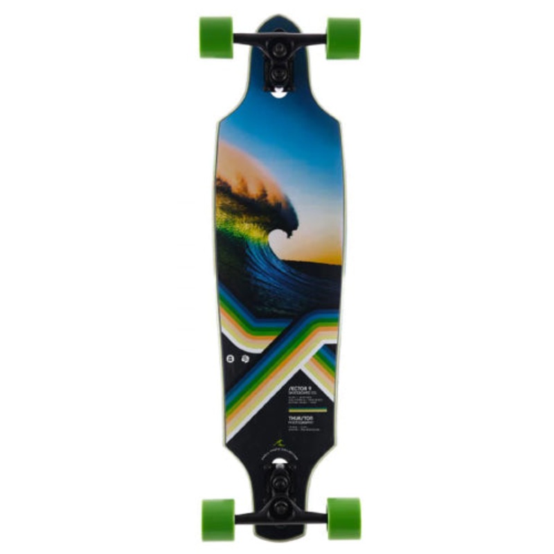 Sector 9 Roundhouse Roll Drop Through Longboard Complete 34″ 34.0″