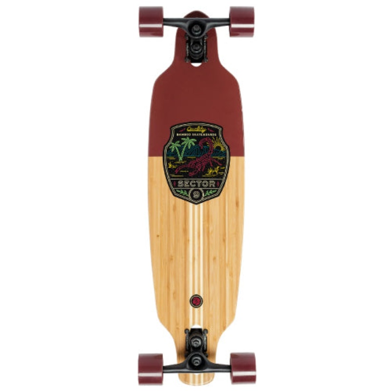 Sector 9 Shoots Stinger Sidewinder Longboard Complete 33.5″ 33.5″