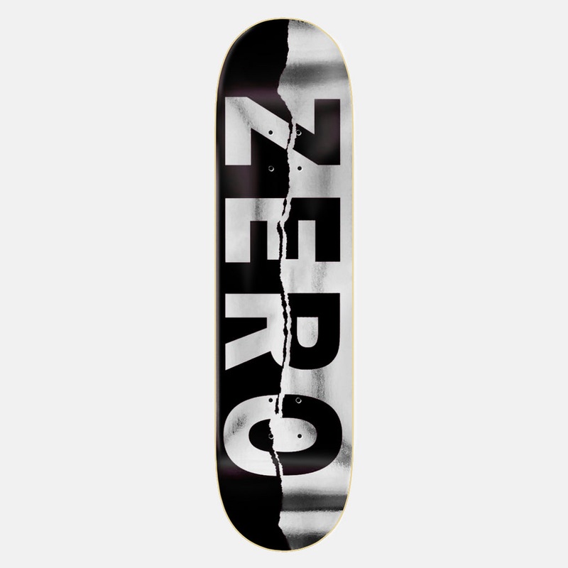 Zero Skateboards – 8.5″ Ripped Army Skateboard Deck – Black / Foil
