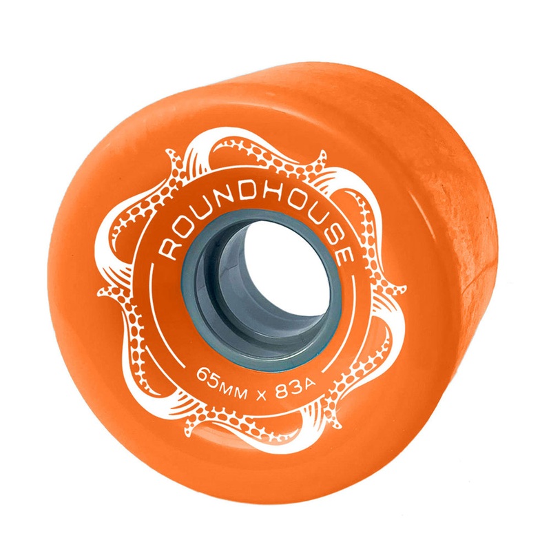 Roundhouse Wheels – 65mm Slicks – Orange Glo (83A)