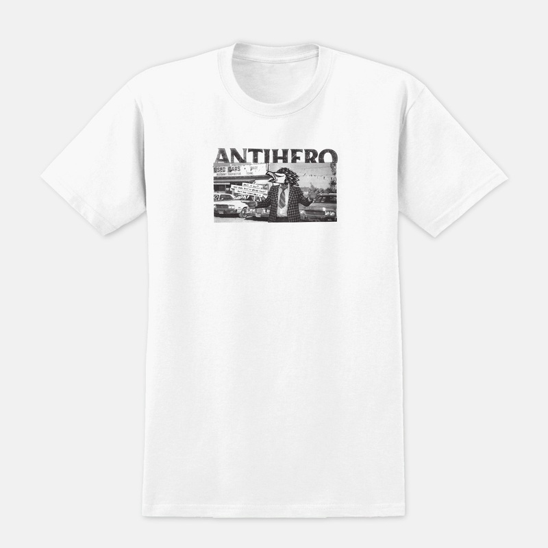 Anti Hero Skateboards – Pure Stoke T-Shirt – White / Black Medium