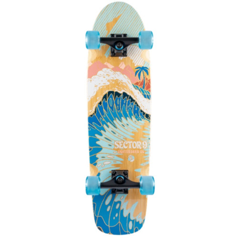 Sector 9 Bamboozler Bora Bora Bamboo Cruiser Complete 31.5″ 31.5″