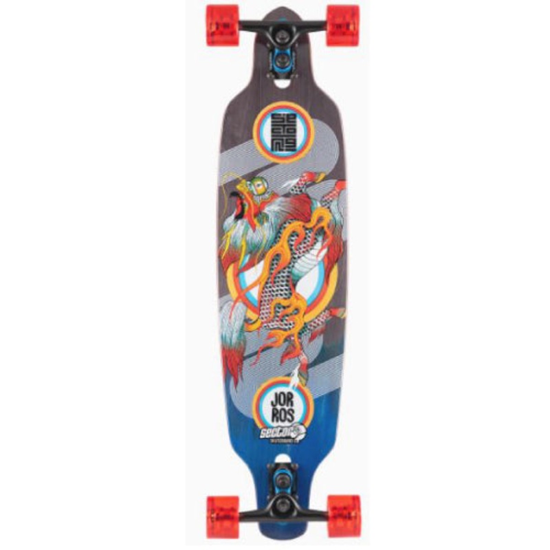 Sector 9 Fractal Kirin Sidewinder Longboard Complete 36″ 36″
