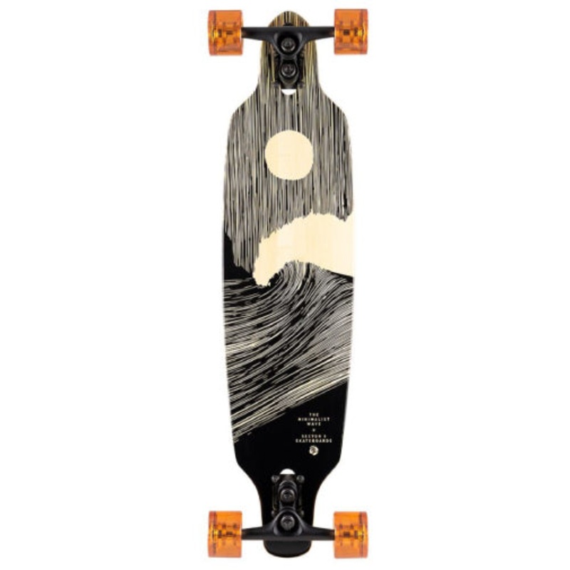 Sector 9 Shoots Full Moon Sidewinder Longboard Complete 33.5″