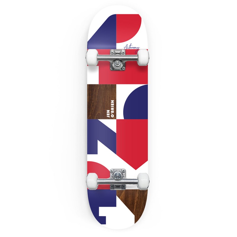 Autonomy Skateboards Complete – “Olympiad Series” USA – 8.0″ 8.00″