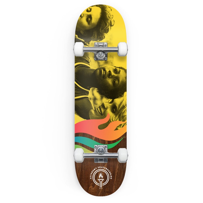 Autonomy Skateboards Complete – Wilma Rudolf “Olympiad Series” 7.75″