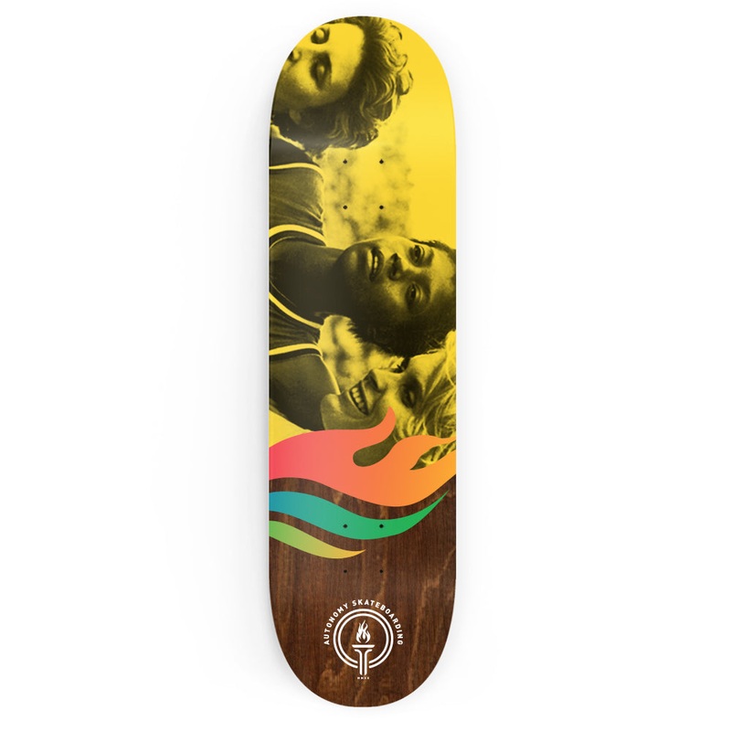 Autonomy Skateboards Deck – Wilma Rudolf “Olympiad Series” 7.25″