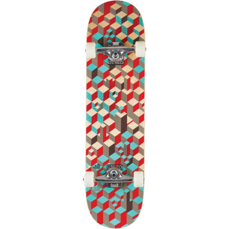 Mini Logo Pattern Blocks Complete Skateboard 8.0″ 8.0″