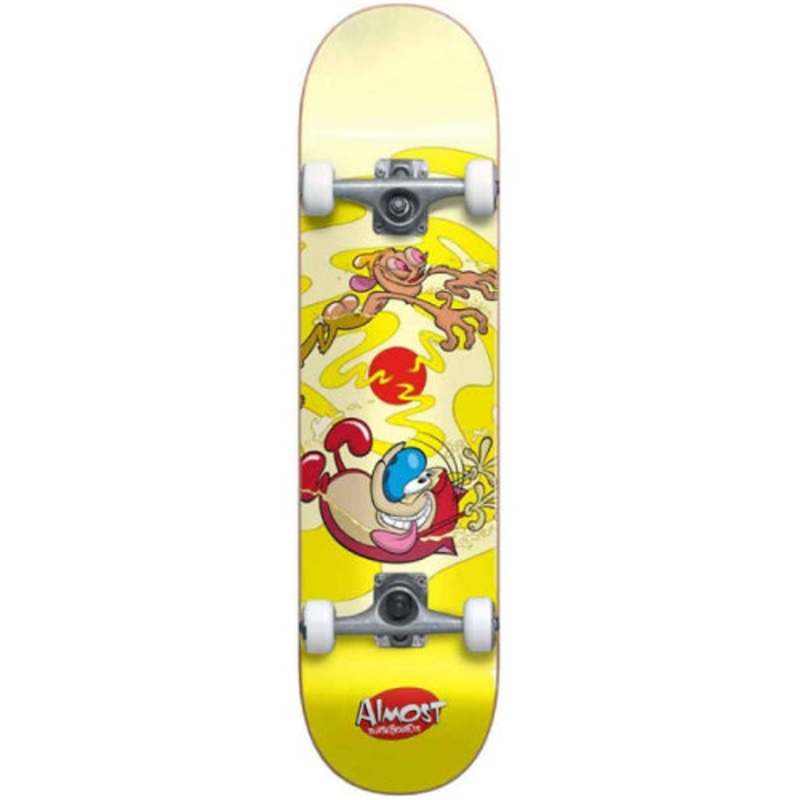 Almost X Ren & Stimpy Drain First Push Complete Skateboard 8.0″ 8.0″