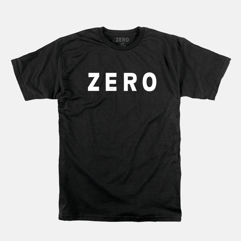 Zero Skateboards – Army T-Shirt – Black Small