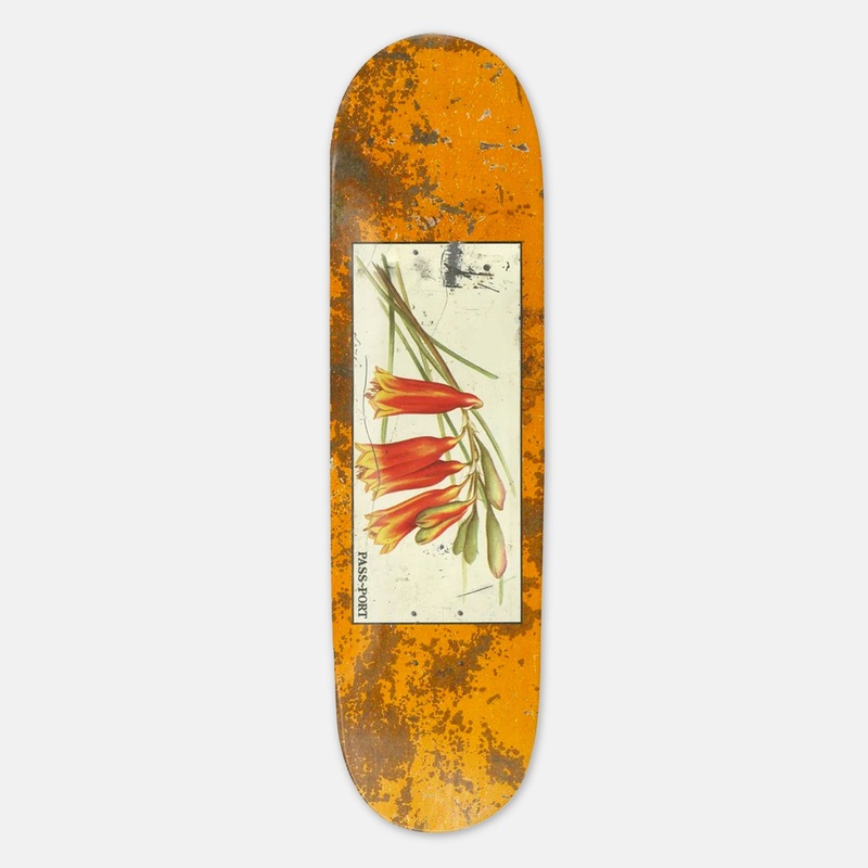 Pass Port Skateboards – 8.25″ Bells Tin Floral Series Deck
