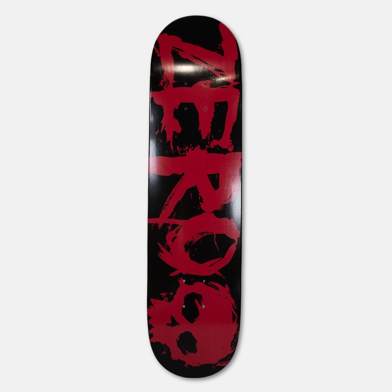 Zero Skateboards – 7.75″ Blood Skateboard Deck – Black / Red