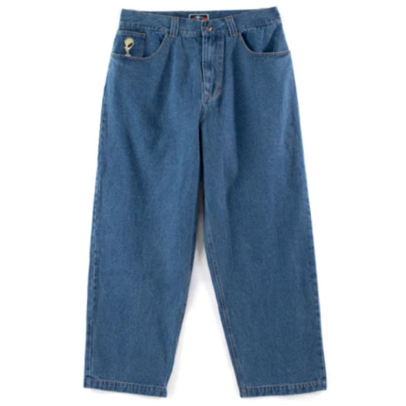 Alien Workshop OG Baggy Jeans- Stonewash Blue Small