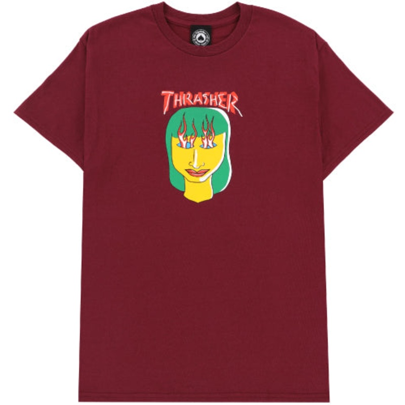 Thrasher Gonz Talk Shit Tee – Maroon M