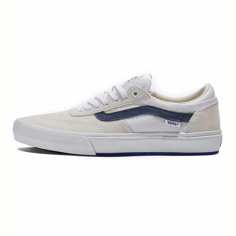 Vans Skate Gilbert Crockett White Blue Skate Shoes UK 11 / US 12