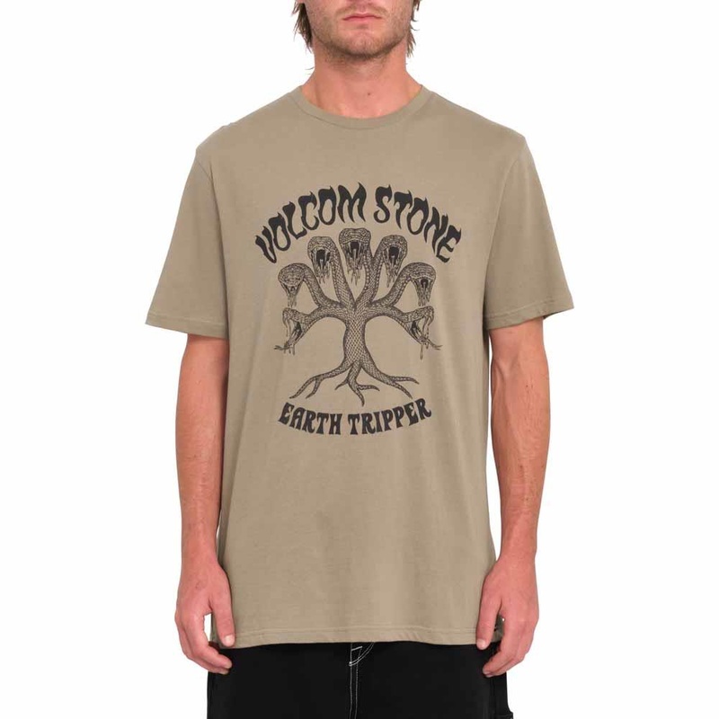 Volcom Feeding Tree T-Shirt Teak LARGE