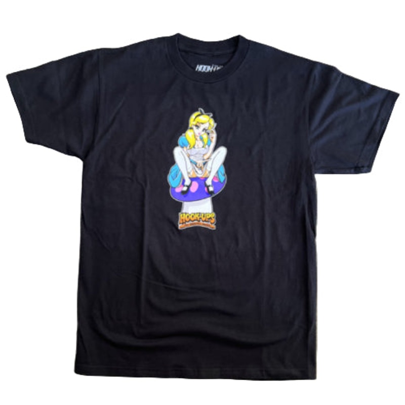 Hook-Ups Alice Tee – Black Medium