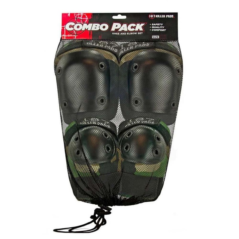 187 Killer Pads Combo Pack Knee & Elbow Camo ADULT X-SMALL