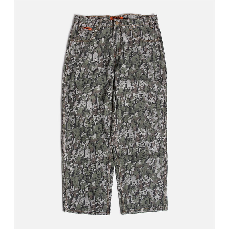 Butter Goods Bark Camo Denim Jeans 28 Army