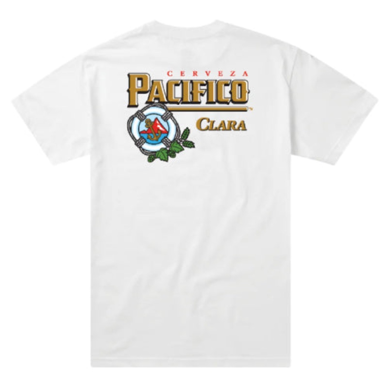 Lakai X Pacifico Cerveza Tee – White Medium