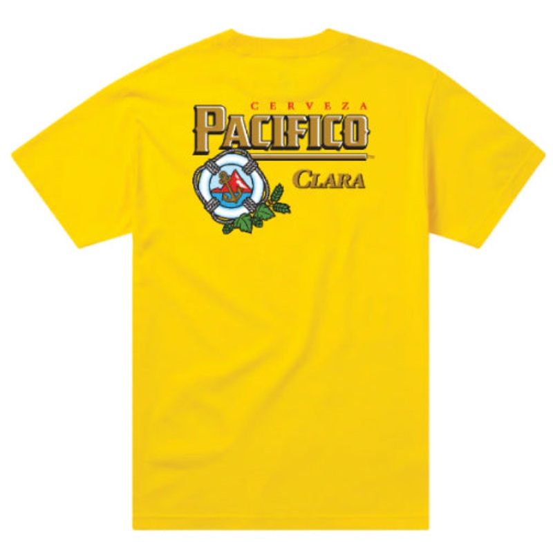 Lakai X Pacifico Cerveza Tee – Yellow Medium