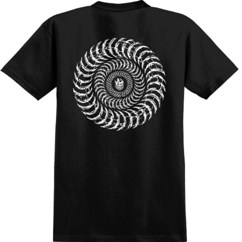 Spitfire Decay Classic Swirl Tee – Black Medium