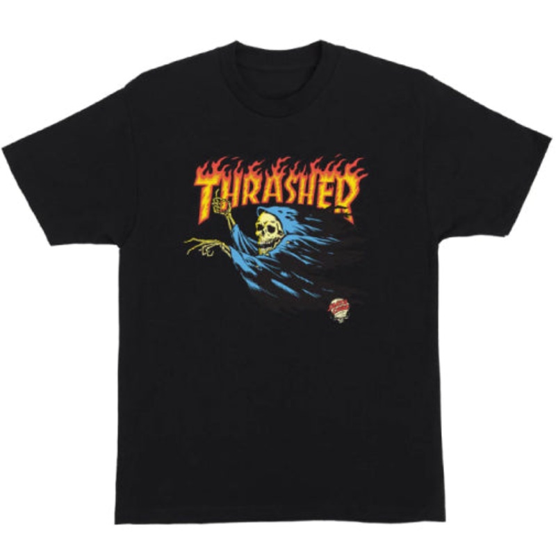 Thrasher X Santa Cruz O’Brien Reaper Tee – Black Medium