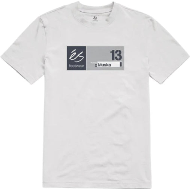 eS Muska 13 Tee – White Medium