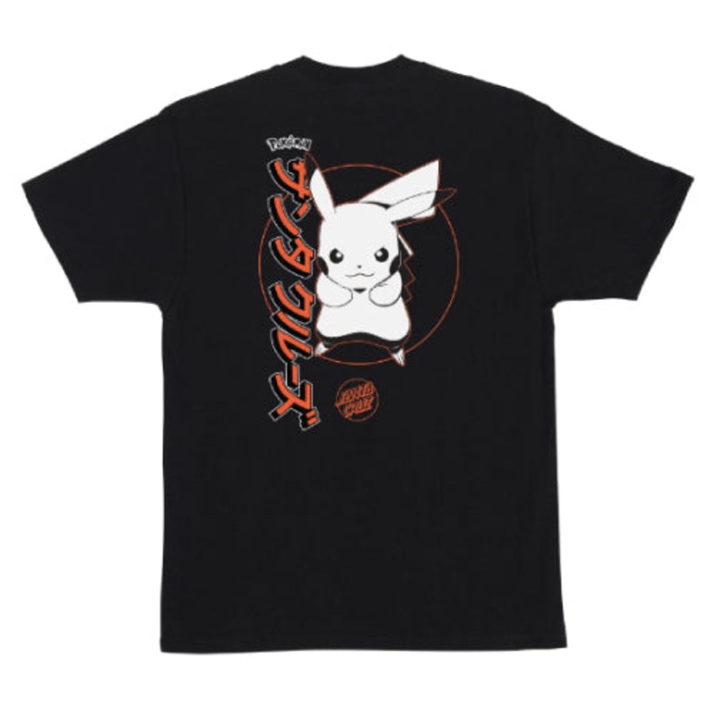 *LIMITED* Santa Cruz X Pokemon Pikachu Tee – Black Small