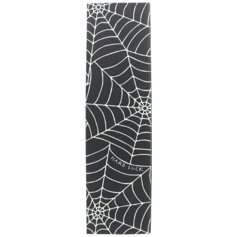 Hard Luck Spiderweb Griptape – Black/Clear 9″ x 33″