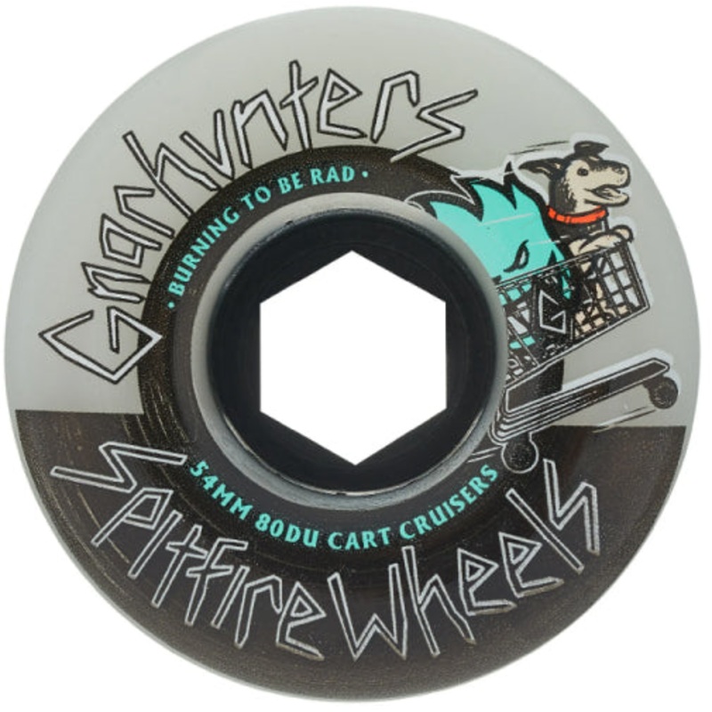 Spitfire Radial Full Gnarhunters Cart Cruiser Wheels 54MM 80HD 54mm