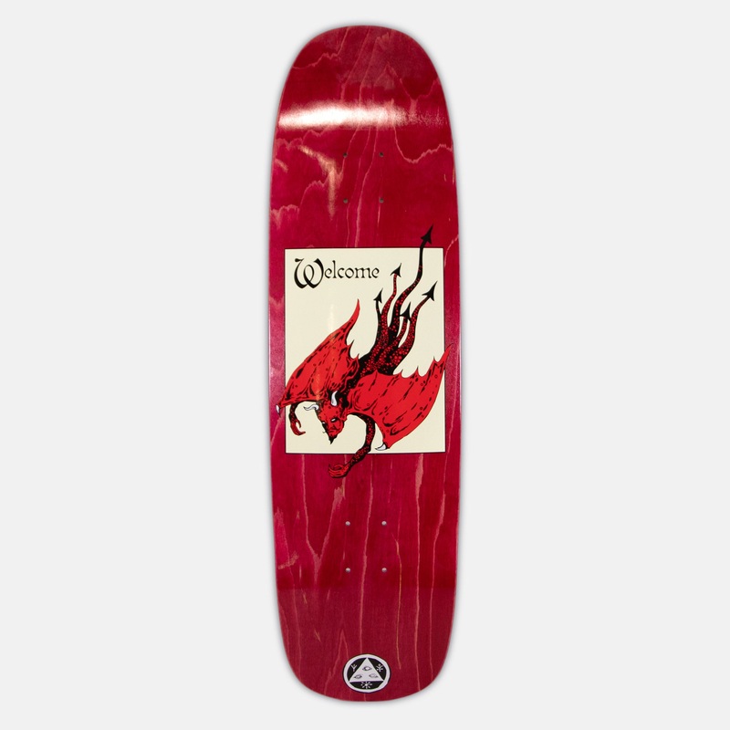 Welcome Skateboards – 8.75″ Unholy Driver On Son Of Golem Skateboard Deck