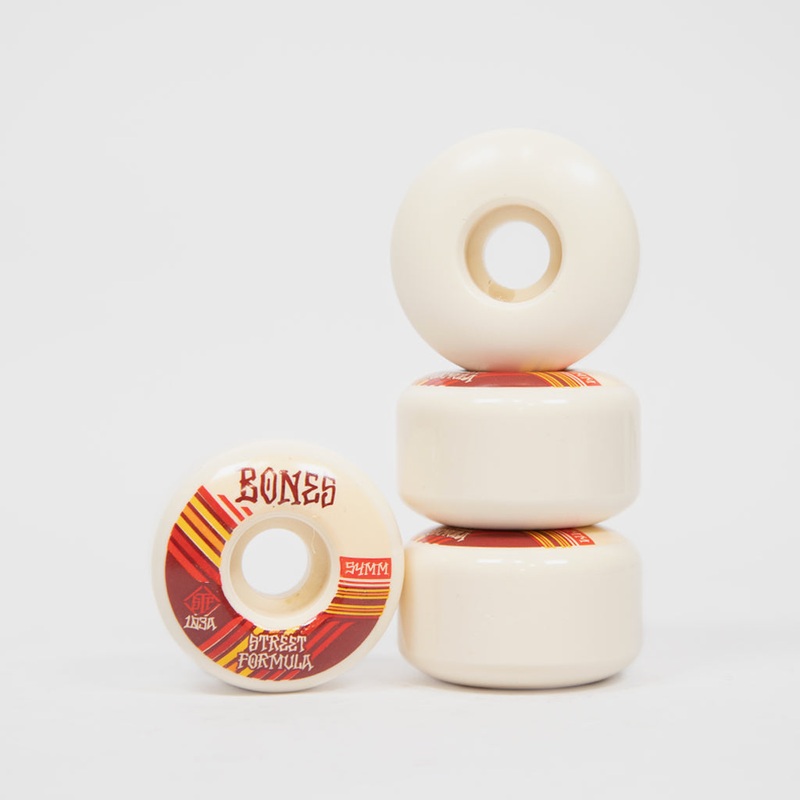 Bones – 54mm (103a) STF V4 Wide Retros Skateboard Wheels