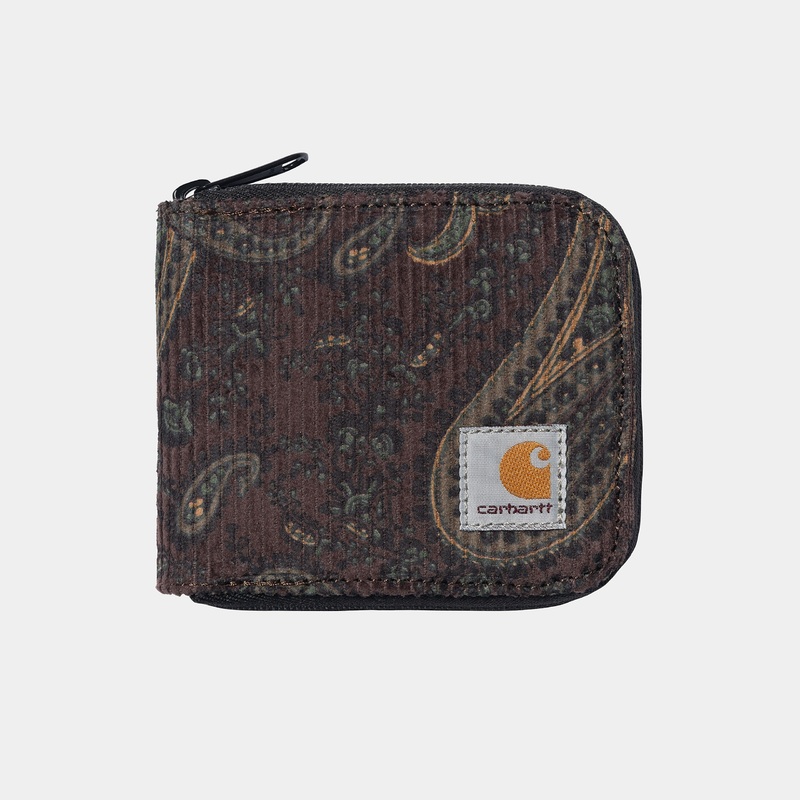 Carhartt WIP – Flint Zip Wallet – Paisley / Buckeye