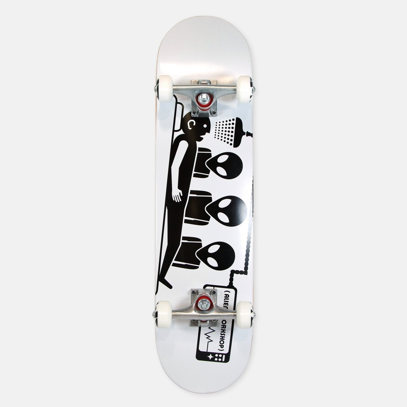 Alien Workshop – 7.75″ Abduction Complete Skateboard – White