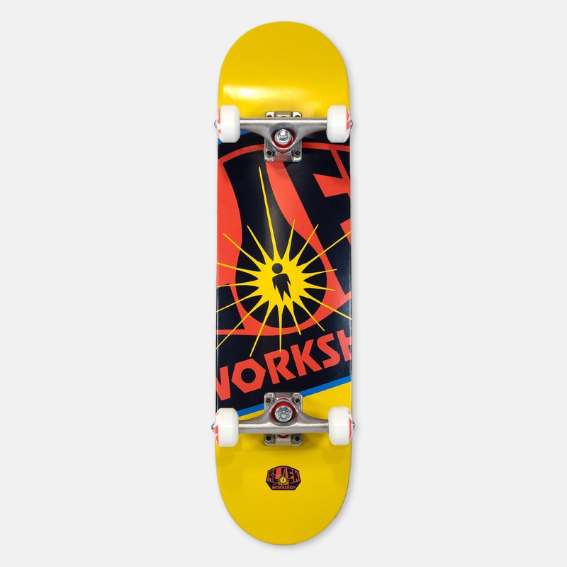 Alien Workshop – 7.75″ OG Logo Complete Skateboard – Yellow