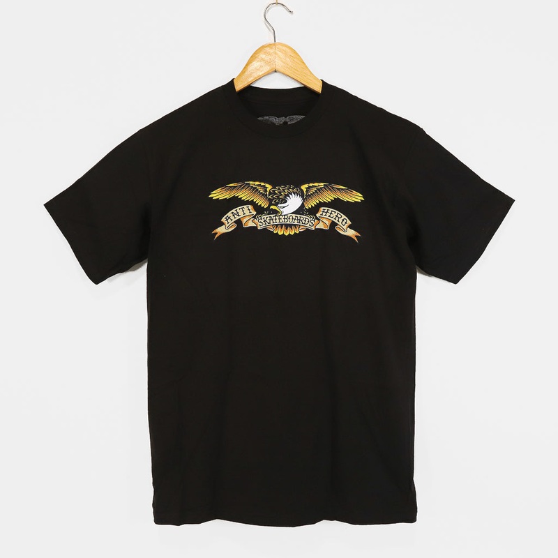 Anti Hero Skateboards – Eagle T-Shirt – Black / Multi Small