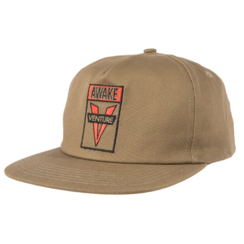 Venture Awake Snapback Hat – Khaki OS