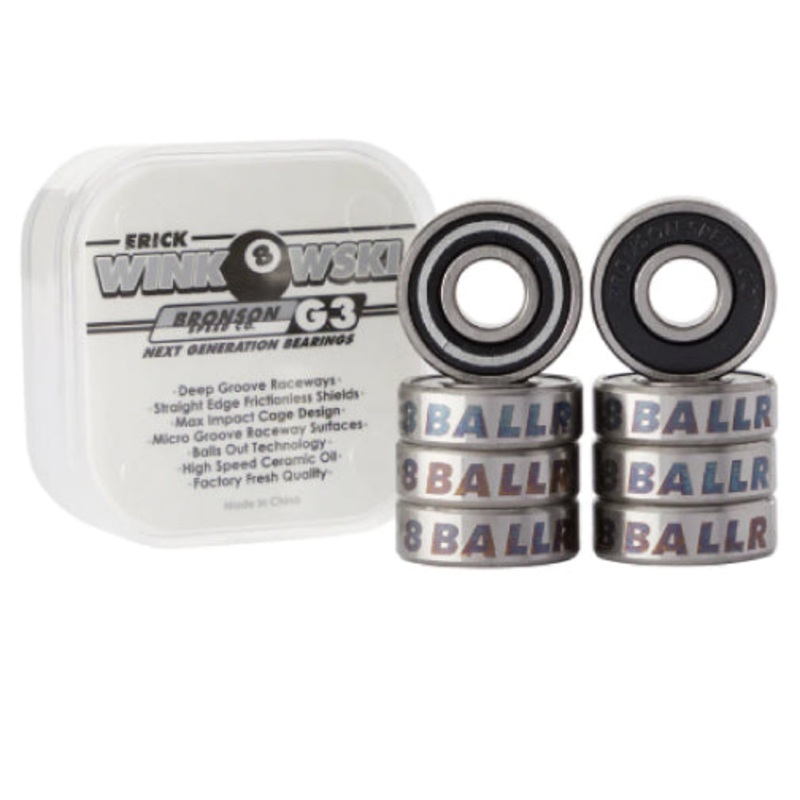 Bronson Erick Winkowski G3 Skateboard Bearings