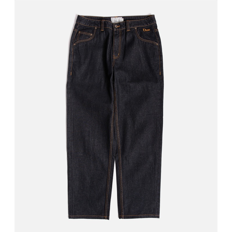 Dime Classic Relaxed Denim Pants 28 Black Washed