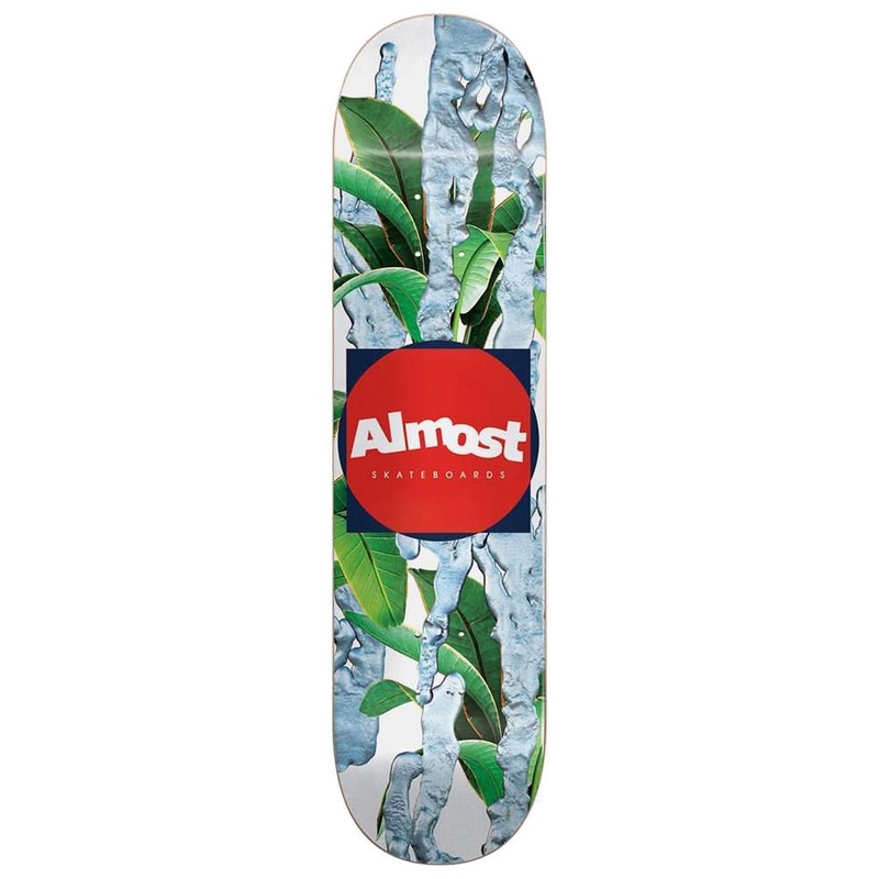 Almost Skateboards Metal HYB Skateboard Deck White 8.375″