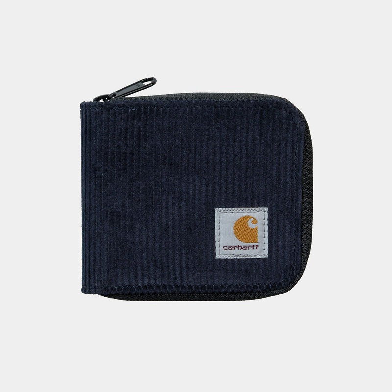 Carhartt WIP – Flint Zip Wallet – Dark Navy
